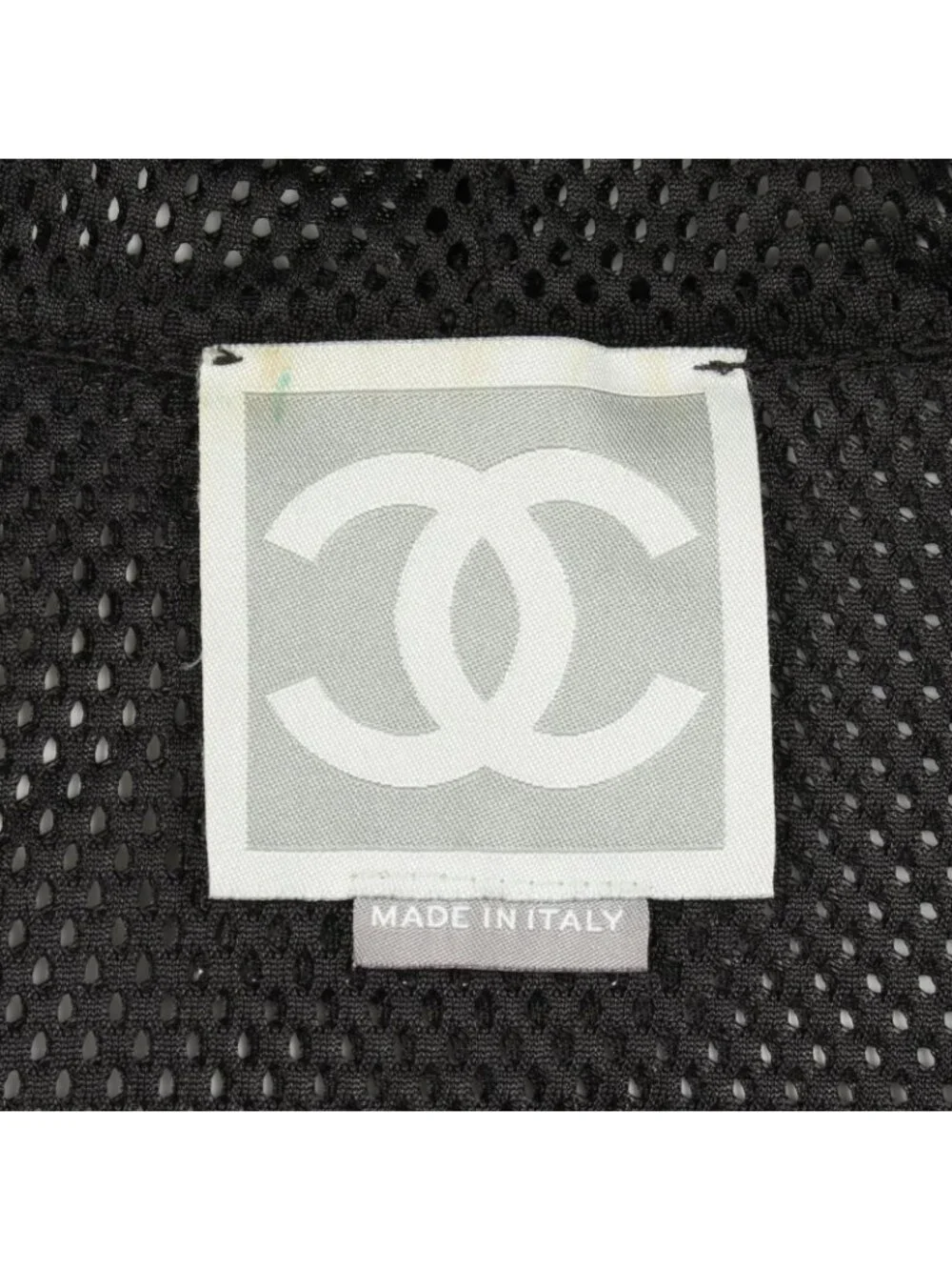Chanel Hoodie Mesh Black
